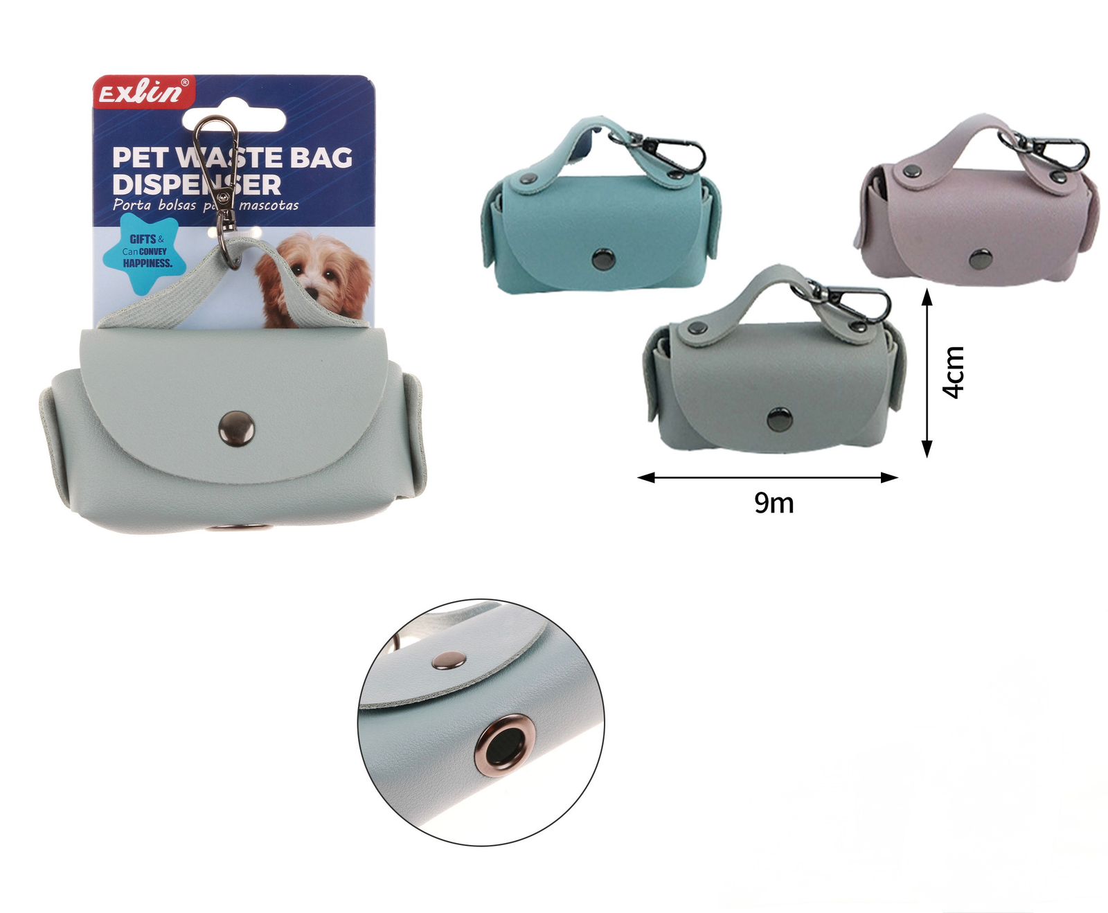 Porta Bolsas Cartera Exlin