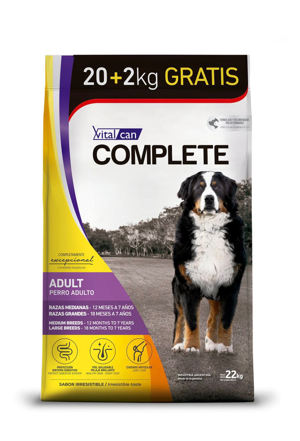 Vitalcan Complete Razas Medianas y Grandes 22kg